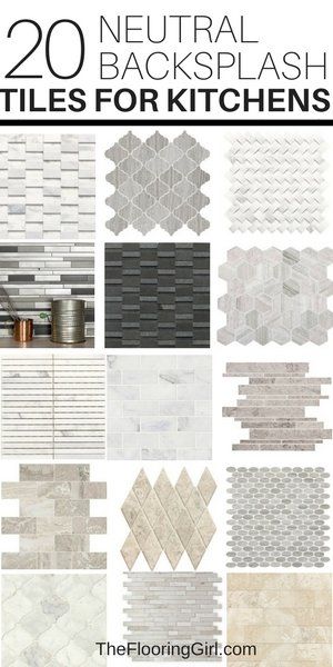 20 Neutral Backsplash Tiles For Kitchens | The Flooring Girl Backsplash Black Granite, Neutral Backsplash, Trendy Kitchen Tile, Trendy Kitchen Backsplash, Neutral Tile, Diy Kitchen Backsplash, Kitchen Walls, Diy Countertops, White Kitchen Design