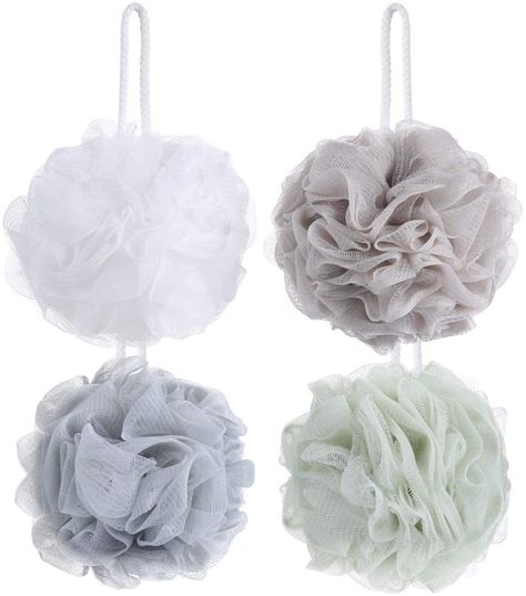 8 Pack Mesh Pouf Bath Sponge - Mesh Loofah Body Exfoliating Shower Ball Shower Sponge : Amazon.co.uk: Beauty Body Exfoliating, Silky Smooth Skin, Exfoliating Sponge, Shower Puff, Desain Pantry, Bath Sponges, Loofah Sponge, Scrub Sponge, Shower Scrubber