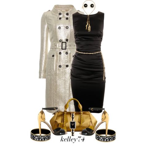 A fashion look from April 2013 featuring Dolce&Gabbana dresses, Burberry coats and Sergio Rossi sandals. Browse and shop related looks. Brown Dresses Outfit, Outfit Creator, Lawyer Outfit, Classy Lady, Denim Outfits, Dolce Gabbana Dress, Wardrobe Ideas, Feel Pretty, Dress For Success