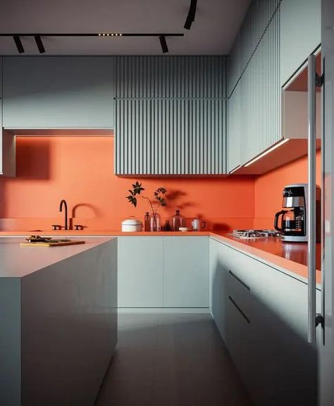 Funky Modern Kitchen, 2023 Small Kitchen Trends, Kitchen 2022 Trends, Trend Interior 2023, Kitchen Trend 2023, Small Kitchen 2023, New Kitchen Trends For 2022, Kitchen Design 2023 Trends, Kitchen Ideas 2023 Trends