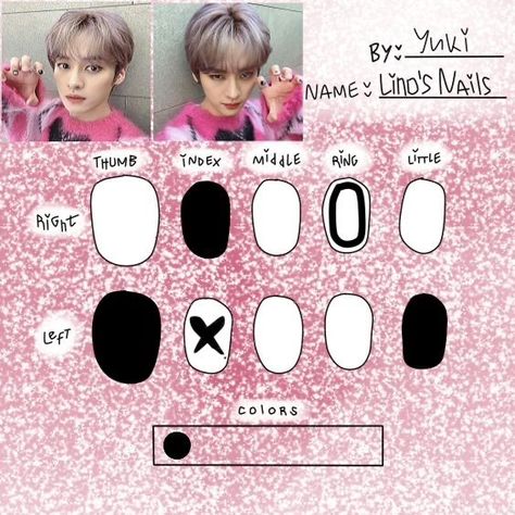 K Pop Nails, Idol Nails, Concert Nails, Kids Nail Designs, Nail Art For Kids, Mens Nails, Fake Nails Designs, Punk Nails, Cute Simple Nails