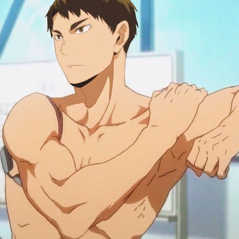 Wakatoshi Ushijima, Cw Crossover, Haikyuu Ushijima, Swimming Team, Kuroo Haikyuu, Ushijima Wakatoshi, Kageyama Tobio, Haikyuu Ships, Volley Ball