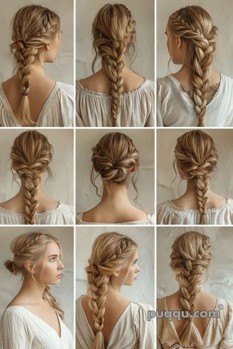 How to Fishtail Braid: A Step-by-Step Guide - Puqqu Braided Hairstyles Elegant, Braided Hairstyles For Short Hair Easy, Braids For Working Out, Easy Braided Wedding Hairstyles, Braided Hairstyles Inspiration, Over Shoulder Braid, Braided Hairstyles Fishtail, Wedding Hairstyles French Braid, Hair Styles For Long Hair Braid