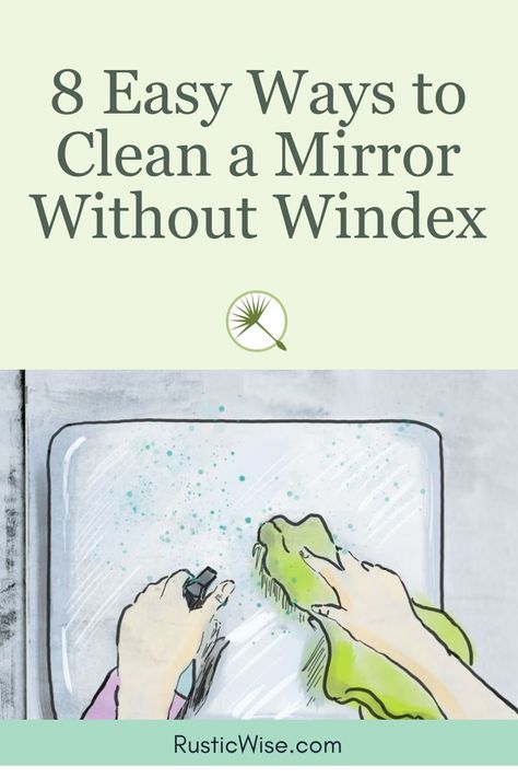 Glass Cleaner Recipe, Diy Glass Cleaner, Homemade Glass Cleaner, Mirror Cleaner, Dirty Mirror, Gym Mirrors, Best Cleaner, Mirror Backsplash, Homemade Cleaning Solutions