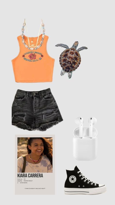 #outfit #summer #cute #kie #obx #shufflefyp Outer Banks Converse, Kiara Carrera Inspired Outfits, Kie Carrera Outfits, Obx Outfits Sarah, Pouge Style Outfit, Obx Kie Outfit, Extrovert Outfits, Kie Obx Inspired Outfits, Kiara Obx Inspired Outfits