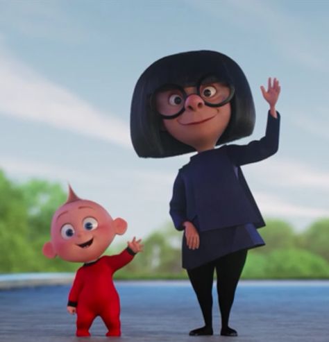 Edna From Incredibles, Enda Mode, Edna Incredibles, Disney Incredibles, Animated Short Film, Edna Mode, Animation Stop Motion, Spiderman Art Sketch, Illustration Anime