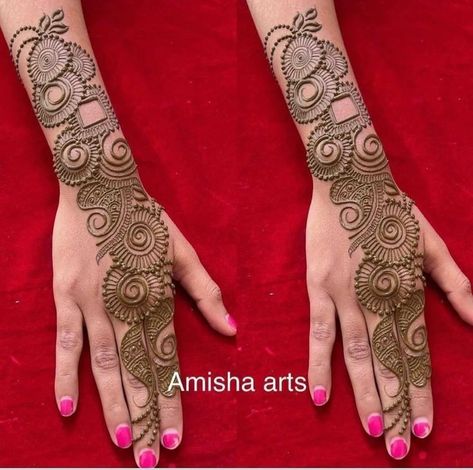 Mehedi Design Simple, Arabic Mehandi, Mehedi Design, Simple Arabic Mehndi Designs, Mehndi Designs Bridal Hands, Rose Mehndi Designs, Mehndi Designs For Kids, Very Simple Mehndi Designs, Simple Mehndi Designs Fingers