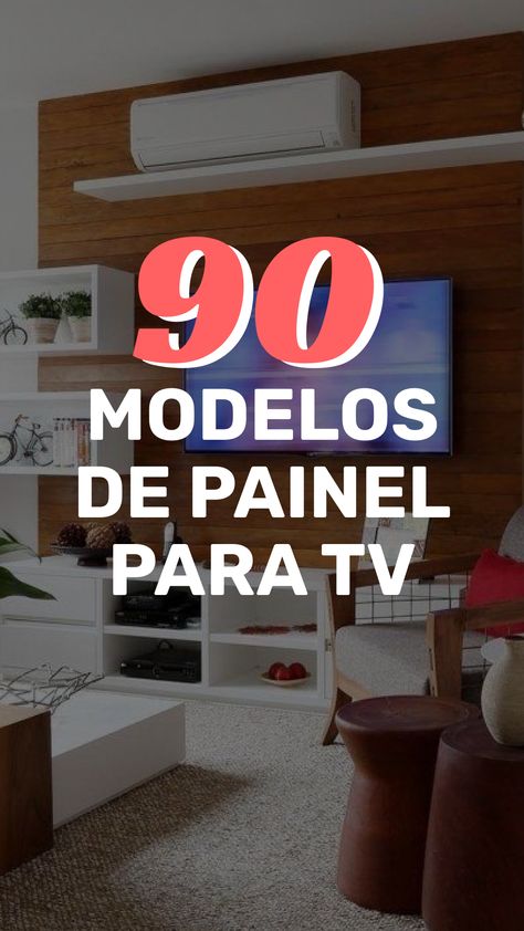 Clique e confira uma lista de inspirações de painéis para TV com cores e modelos variados para a criação de ambientes modernos e sofisticados.  #painelparatv #paineltv #sala #decoracao Tv Wall Panels, Stand Decoration Ideas, Wall Panels Design, Tv Wall Unit Designs, Diy Boho Wall Decor, Tv Rack Design, Luxury Tv Wall, Tv Wall Panel, Panels Design