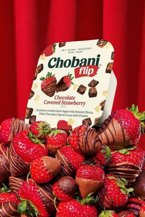 A flavor for when the mood strikes. Greek Yogurt Chocolate, Chobani Flips, Yogurt Chocolate, Chobani Yogurt, Good Source Of Protein, Source Of Protein, Healthy Sweet Snacks, Chocolate Covered Strawberry, Midnight Snack