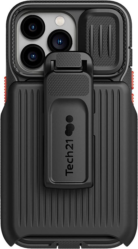 Amazon.com: Tech21 Evo Max for iPhone 13 Pro – Ultra-Protective and Rugged Phone Case with 20ft Multi-Drop Protection : Everything Else Wearable Robots, 13 Pro Max Iphone, Apple Iphone 13 Pro, Camera Cover, Apple Iphone 13, Max Black, Work Truck, Pro Black, Phone Protection