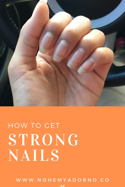 I use to get my nails done for years at the salon. I would get the traditional gel manicure with French tips. After three weeks, I would go back to the salon for a refill. I don’t remember when but after a while I started to feel like I was wasting a lot of my time and money. With that said, I began to do my nails at home once a week. I'm going to show you how to get healthy strong nails, using my nail care routine. #nailcare #nailcaretips #nailcareroutine #nailcareproducts #nailcaregrowth Nail Tips Designs, Make Nails Grow, Fingernail Health, Acrylic Nails French, Grow Long Nails, Nail Growth Tips, Nail Care Diy, Strengthen Nails, Natural Looking Nails