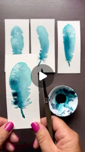 WATERCOLOR DAILY ⭐ online art gallery on Instagram: "Artist @blompling 💙 Which feather is your favorite one? 🪶 Comment below!
Follow @watercolor_daily and enjoy the best artworks with us 
.
.
.
.
.
#watercolorillustration #waterblog #illustrationnow #watercolorist #watercolorartist  #modernwatercolor  #aquarelleart #aquarellepainting  #aquarelleillustration #watercolorpractice #watercolorartwork #watercolorsketch #watercoloraddict #watercolorgallery  #fluidart  #abstractartist #abstractpainting #modernart #modernartist #contemporaryart #contemporarypainting #wallart #contemporaryartforsale #abstractforsale  #abstraccion #abstractexpression #abstractuniverse #scene4art" Watercolor Sketch, Modern Artists, Watercolor Artist, Watercolor Artwork, Fluid Art, Abstract Artists, Contemporary Paintings, Online Art Gallery, Watercolor Illustration