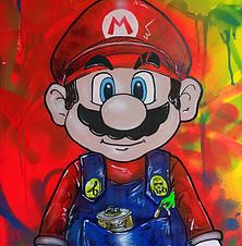 From Portraits to Wall art to custom sneaker art, Andaluz The Artist can take your ideas and make them come to life on the spot. Art Deco Artwork, Super Mario Art, Easy Canvas Art, Nintendo Art, Sneaker Art, Mario Art, Art Disney, Mario Brothers, Street Artists