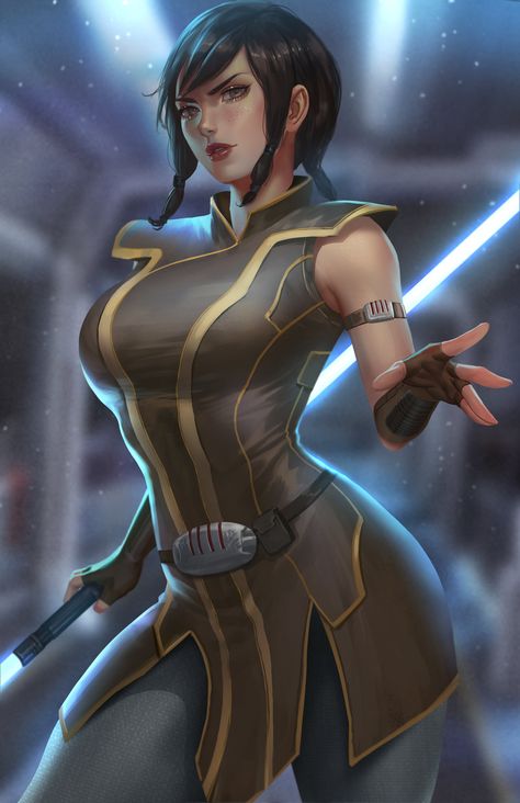 Satele Shan, Jedi Art, Star Wars Cast, Star Wars Spaceships, Star Wars The Old, Star Wars Characters Pictures, Star Wars Droids, Jedi Order, The Old Republic