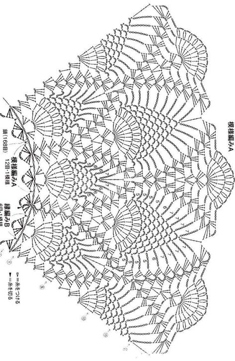 Pola Top, Crochet Skirt Pattern, شال كروشيه, Crochet Baby Dress Pattern, Crochet Barbie Clothes, Mode Crochet, Pineapple Crochet, Crochet Collar