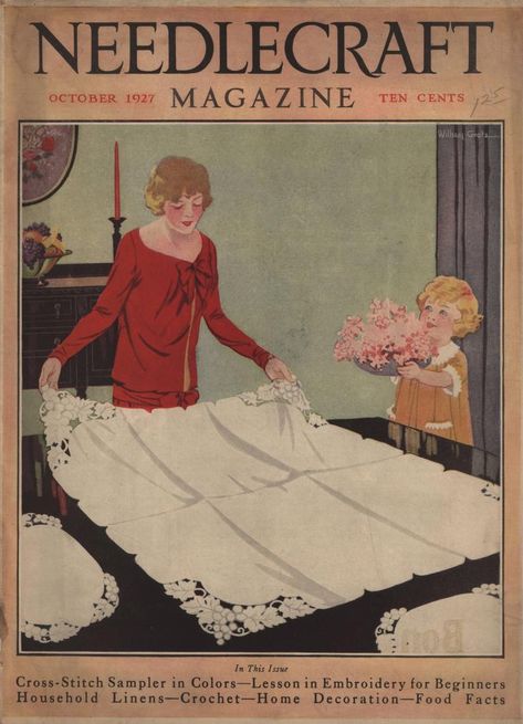 Needlecraft Magazine (October, 1927) : Needlecraft Publishing Company (Augusta, Maine) : Free Download, Borrow, and Streaming : Internet Archive Catalog Covers, Vintage Catalog, Color Lessons, Advertising Graphics, Vintage Needlework, Embroidery Transfers, Old Magazines, Cross Stitch Samplers, Embroidery For Beginners