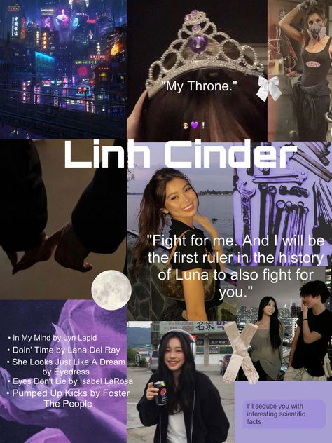 Cinder Aesthetic, Cinder The Lunar Chronicles, Linh Song, Linh Cinder, Lunar Chronicles Quotes, Rampion Crew, Books Fanart, Marissa Meyer Books, The Lunar Chronicles