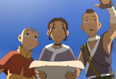 Avatar tla | Aang, Katara & Sokka Aang Katara Sokka, Aang Katara, Bracelet Ideas, Aang, Avatar The Last Airbender, The Last Airbender, Matching Pfp, Nickelodeon, Avatar