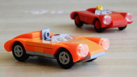 How to Build Small Roadster (MOC - 4K) | youtu.be/fyzcyOJBaj… | František Hajdekr | Flickr Easy Lego Creations, Lego Kits, Lego Vehicles, Lego Building Instructions, Lego Board, Micro Lego, Lego Boards, Brick Loft, Lego Store