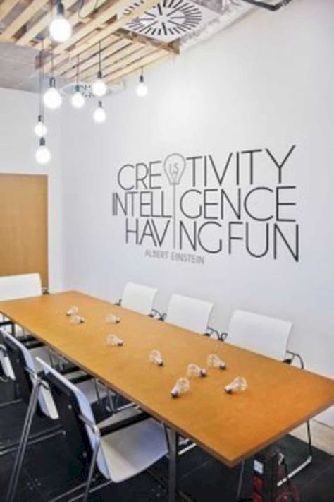 Office Wall Design, Wood Table Design, Car Interior Design, Studio Table, Best Office, Office Workspace, Wall Quotes Decals, Trendy Wall Art, Office Walls