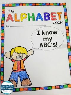 Kindergarten Alphabet Book, My Alphabet Book, Alphabet Activities For Preschool, Preschool Alphabet Book, Teach The Alphabet, Kindergarten Alphabet, Alphabet Books, Alphabet Recognition, Alphabet Kindergarten