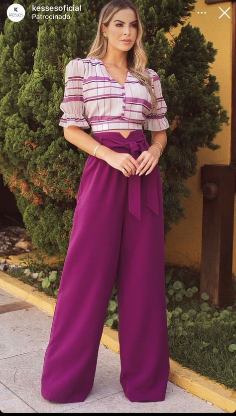 Fancy Jumpsuit, Co Ords Outfits, Color Blocking Outfits, Womens Trendy Dresses, Womens Tops Dressy, Womens Dress Suits, Fashion Tops Blouse, Elegante Casual, Classy Dress Outfits