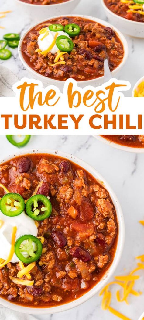 Best Turkey Chili Recipe Award Winning, Crockpot Recipes Ground Turkey, Turkey Chili Crockpot Recipes, Crockpot Turkey Chili Recipe, Spicy Turkey Chili Recipe, Crock Pot Turkey Chili, Quick Ground Turkey Recipes, Crockpot Turkey Chili, Spicy Turkey Chili