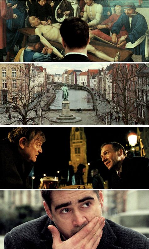 In Bruges Film, In Bruges Movie, Martin Mcdonagh, Top Film, Beautiful Film, Movie Shots, Christian Bale, Good Movies To Watch, Film Art