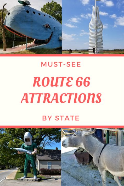 Route 66 Attractions, Route 66 Trip, Rv Trips, Old Route 66, Route 66 Road Trip, Movie Locations, Road Trip Routes, Historic Route 66, American Road