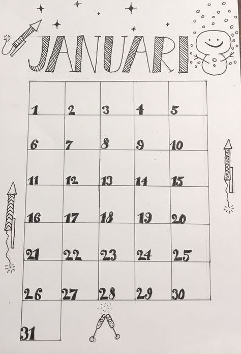 Kalender januari #calendar #dutchcalendar #handlettering #januari #birthdaycalendar #verjaardagskalender Ide Jurnal, Bullet Journel, Today Calendar, Bullet Planner, Free Calendar, Birthday Calendar, Free Printable Calendar, Printable Calendar, Simple Doodles