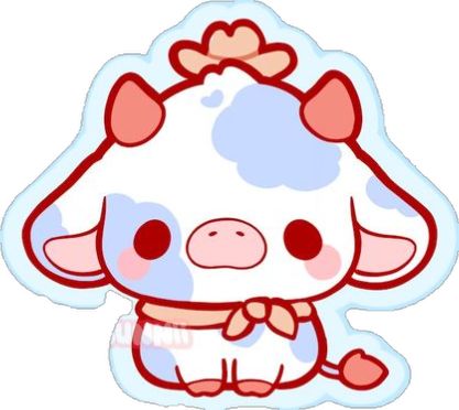 vaca kawaii blue Kawaii Blue, Cute Animal Drawings Kawaii, Cute Animal Drawings, Cute Doodles, Animal Drawings, Cow, Sketch Book, Cute Animals, Doodles