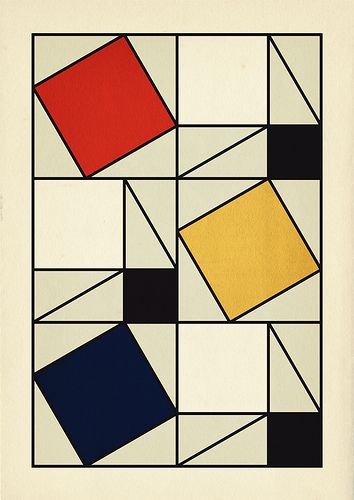 Michæl Paukner - Pythagorean Theorem, 2010 (dedicated to Piet Mondrian) it matches our art lit for the month! Mondrian Art, Geometric Abstraction, Pythagorean Theorem, Geometric Inspiration, Optical Art, Abstract Geometric Art, Geometry Art, Tableau Art, Piet Mondrian