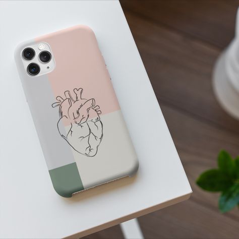 Light Pastel Aesthetic, Medical Phone Case, Nurse Phone Case, Protective Iphone Cases, Doctor Jewelry, Anatomical Heart Art, Diy Doctor, Phone Case Diy Paint, Diy Phone Case Design