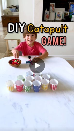 Games For Grandparents Day Fun, How To Build A Catapult, Homemade Catapult, Pumpkin Catapult Kids, Easy Catapult For Kids, Catapult Stem Challenge, Hands On Learning, Childrens Crafts, Sensory Bins