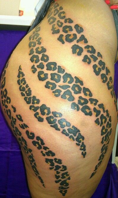 Cheetah Print Tattoo Design, Lepord Print Tattoos On Thigh, Leopard Print Tattoo On Thigh, Cheetah Print Thigh Tattoo, Cheetah Print Tattoo Stencil, Lepord Print Tattoo Design, Cheetah Print Tattoo For Women, Cheetah Tattoo For Women On Thigh, Jaguar Print Tattoo