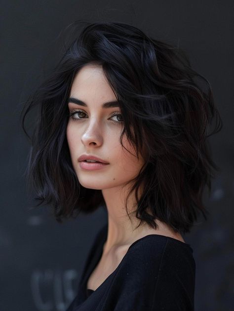 Discover the Versatile Lob Haircut: Styles, Maintenance, and Trends Edgy Shaggy Bob, French Lob Haircut, French Lob, Choppy Long Bob, Daniela Core, Short Hair With Glasses, Black Lob, Black Long Bob, Shaggy Lob With Bangs