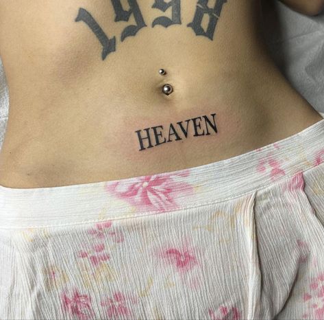 i want this Under Belly Tattoo, Button Tattoo Ideas, Belly Button Tattoos, Tattoo Mafia, Heaven Tattoo, Belly Button Tattoo, Button Tattoo, Heaven Tattoos, Belly Tattoo