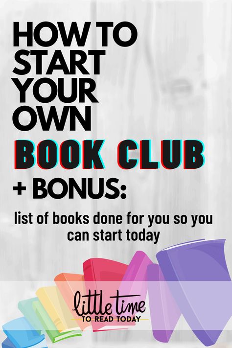 Starting A Book Club, How To Start A Book Club, Book Club Printables, Book Club Ideas Hosting, Book Club Snacks, 4th Grade Books, Book Club Recommendations, Kindle Unlimited Books, Book Club Questions