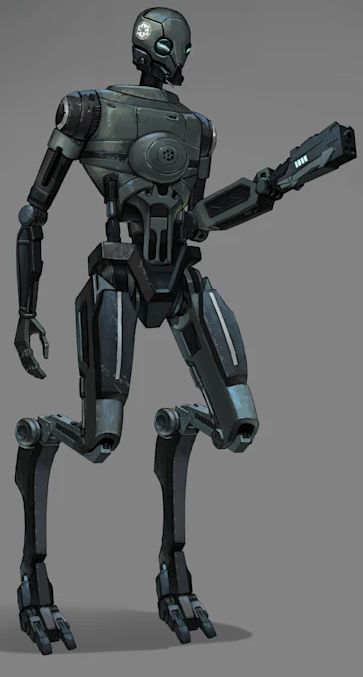 Star Wars Droids Concept Art, Tactical Droid Star Wars, Star Wars Stormtrooper Concept Art, Separatist Droids, Astromech Droid Concept, Star Wars Battle Droids, Separatist Droid Army, Star Wars Astromech Droid, D&d Star Wars