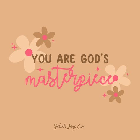 “For we are God��’s masterpiece. He has created us anew in Christ Jesus, so we can do the good things he planned for us long ago.” Ephesians 2:10  #godsmasterpiece #ephesians210 #bibleverse #biblequotes #biblescripture #bibleart #scriptureart #scripturewriting #christiancalligraphy #christianquotes Ephesians 2:10, Christian Girl Quotes, Verse Wallpaper, Ephesians 2, Quotes Bible, Verses Wallpaper, Christian Girl, About God, Daughters Of The King