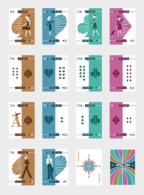 Playing Card Design Ideas, Cool Playing Cards, Game Card Design, Playing Cards Art, Board Game Design, Playing Cards Design, Pan Am, 카드 디자인, Game Concept