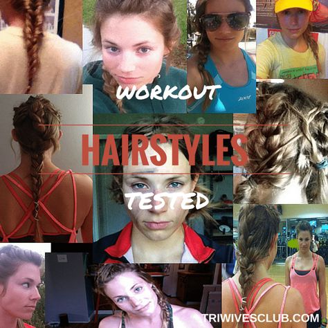 triathlon hairstyles Bubble Pigtails Short Hair, Race Day Hair, French Braid Pigtails, Gym Hairstyles, Workout Hairstyles, Hair Knot, Small Braids, Triathlon Training, Pigtail Hairstyles