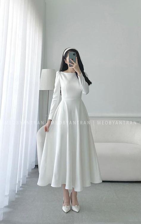 Gaun Dress, Bride Dress Simple, Classy Gowns, Modesty Fashion, Muslimah Fashion Outfits, Muslimah Fashion, Fairy Dress, Event Dresses, Bride Dress