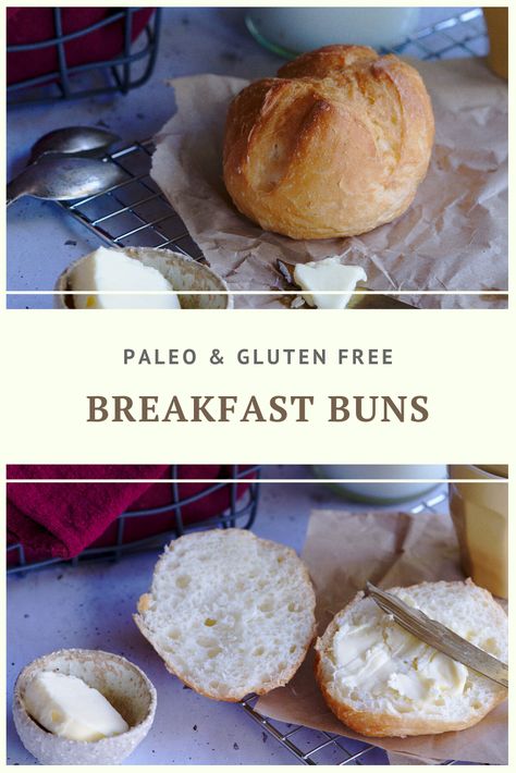 Paleo Burger Buns, Aip Buns, Cassava Flour Buns, Paleo Sourdough Bread, Tapioca Flour Bread, Paleo Treats Easy, Paleo Breakfast Bread, Paleo Buns, Easy Homemade Breakfast