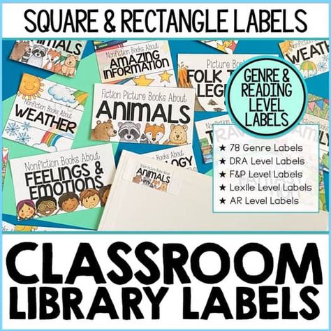 Core Inspiration by Laura Santos | Teachers Pay Teachers Library Genre Labels, Lexile Reading Levels, Laura Santos, Book Hospital, Classroom Library Labels, Book Bin Labels, Book Bin, Library Labels, Guided Reading Books