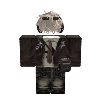 Grunge Male Roblox Avatar, Cute Male Roblox Avatars, Roblox Male Outfits R6, Male Avatar Roblox Ideas, Y2k Roblox Avatars Boy, Brown Roblox Avatar, Roblox R6 Fits Male, Male Roblox Outfits, Alt Guy Outfits