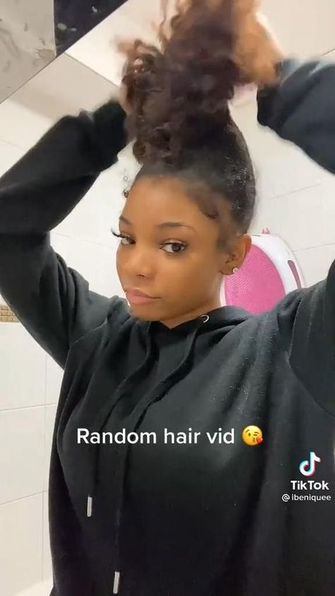 Sleek Hairstyles On Natural Hair, Black Hairstyle Ideas Natural Hair, Buns For Short Hair Black Women, Cute Curly Hairstyles For School Black, Curly Bun Hairstyles For Black Women, Cute Natural Curly Hairstyles Black, Natrual Hairstyle For Black Women, Messy Natural Hairstyles, Natural Slick Hairstyles