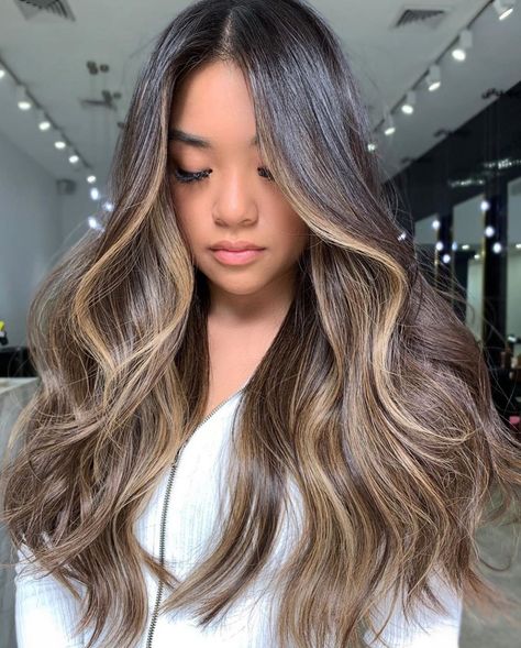 ✨BEST OF BALAYAGE & Hair on Instagram: “If you say only 1 Prayer in a day, make it THANK YOU 🙏🏼 Let Us ALL be GRATEFUL for ALL THE PEOPLE PUTTING THEIR LIFE AND THEIR FAMILIES…” Asian Hair Highlights, Feeling Neglected, Balayage Asian Hair, Long Hair Highlights, Brown And Blonde, Black Hair Balayage, Brown Hair Inspo, Brunette Hair With Highlights, Hair Color Light Brown