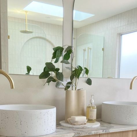 BJP Cabinets on Instagram: "Vanity vibe day 🌞" Master Bath Tile, Bath Tile, Kitchen Company, Bath Tiles, Floating Vanity, Master Bath, Queensland, Kitchen Design, Tile