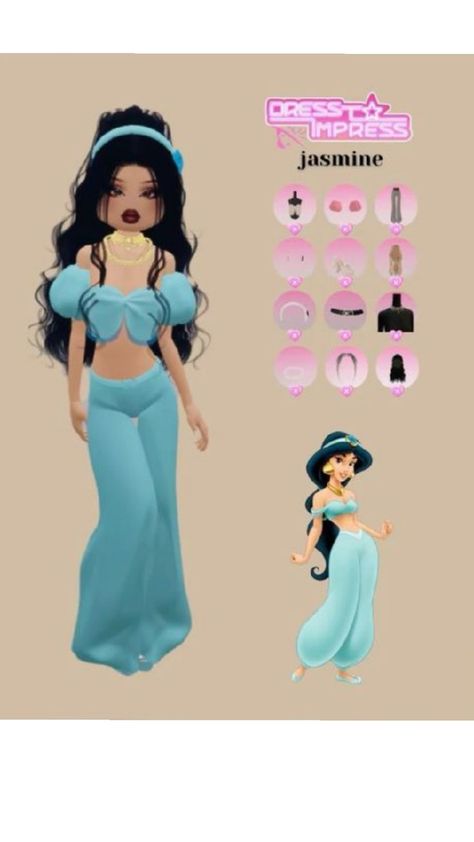 Jasmine Dress, Princess Dress, Dress To Impress